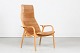 Yngve Ekström
Lamino chair and
stool with leather
