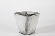 Herman A. KählerSquare flowerpot with ash-grey glaze