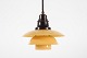 PH pendelDusty yellow sandblasted glass