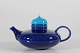 Inge PehrssonRörstrandPOP teapot with blue glaze