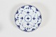 Royal CopenhagenBlue fluted Full LaceAntique lunch plate with gold rim 1086