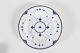 Royal Copenhagen Blue Fluted Half LaceAntique dinner plate with gold rim Ø 25 cm
