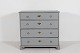Danish CabinetmakerAntique chest of drawerswith gray paint